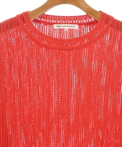 23区（ニジューサンク）ニット・セーター 赤 サイズ:38(M位) レディース/2200677381015