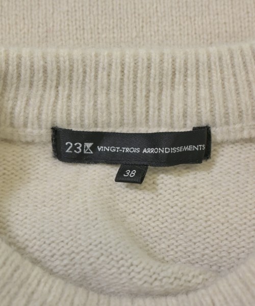 23区（ニジューサンク）ワンピース 白 サイズ:38(M位) レディース/2200673598042