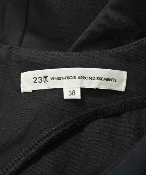 23区（ニジューサンク）ワンピース 黒 サイズ:38(M位) レディース/2200673598059