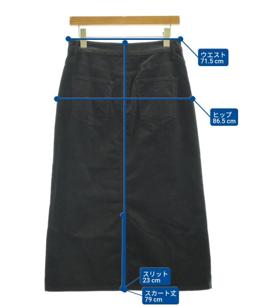 23区（ニジューサンク）ロング・マキシ丈スカート グレー サイズ:40(M位) レディース/2200671711047