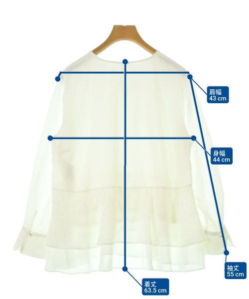 23区（ニジューサンク）ブラウス 白 サイズ:38(M位) レディース/2200679352020