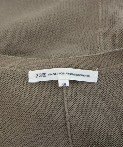 23区（ニジューサンク）カーディガン 茶 サイズ:38(M位) レディース/2200673654021