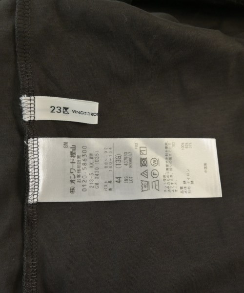 23区（ニジューサンク）Tシャツ・カットソー グレー サイズ:44(L位) レディース/2200673390110