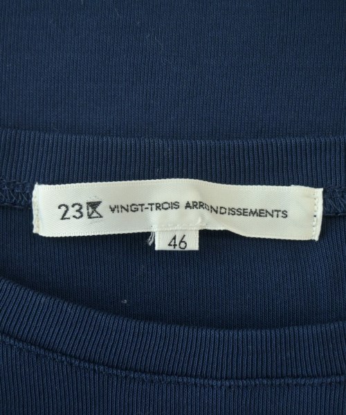 23区（ニジューサンク）Tシャツ・カットソー 紺 サイズ:46(XL位) レディース/2200691991030