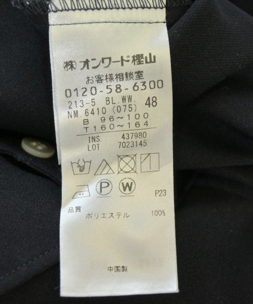23区（ニジューサンク）ブラウス 紺 サイズ:48(XL位) レディース/2200685613078