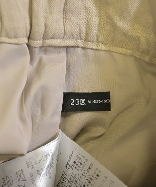 23区（ニジューサンク）ショートパンツ ベージュ サイズ:32(XS位) レディース/2200695246013