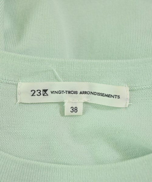 23区（ニジューサンク）Tシャツ・カットソー 緑 サイズ:38(M位) レディース/2200697882240