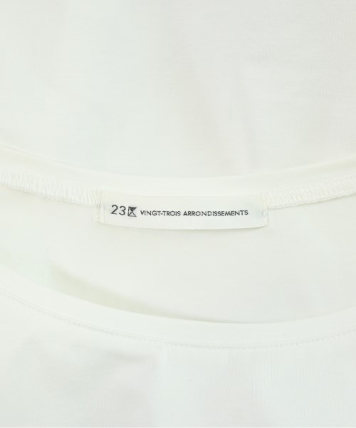 23区（ニジューサンク）Tシャツ・カットソー 白 サイズ:32(XS位) レディース/2200698038073