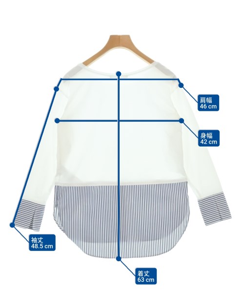 23区（ニジューサンク）Tシャツ・カットソー 白 サイズ:32(XS位) レディース/2200698038073