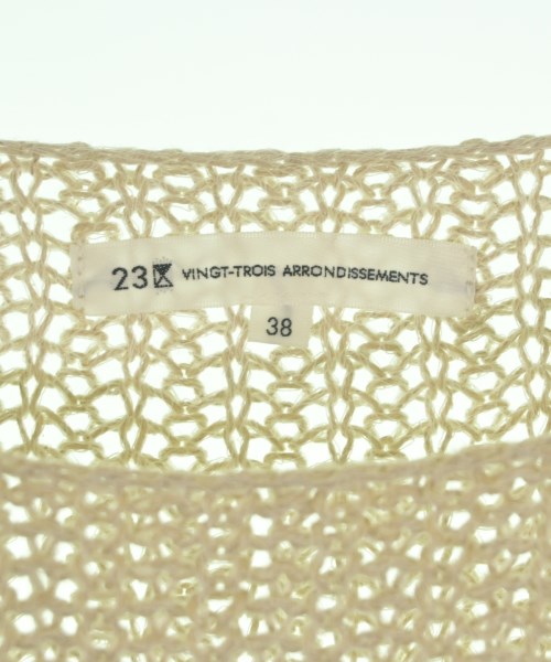 23区（ニジューサンク）ニット・セーター ベージュ サイズ:38(M位) レディース/2200642388094