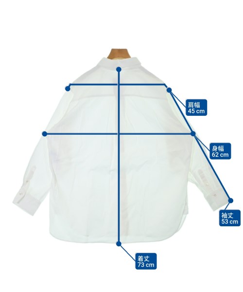 23区（ニジューサンク）カジュアルシャツ 白 サイズ:46(XXL位) レディース/2200640188023