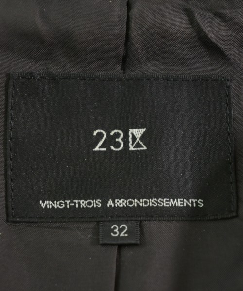 23区（ニジューサンク）チェスターコート 茶 サイズ:32(XS位) レディース/2200649651023