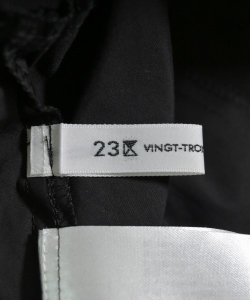 23区（ニジューサンク）シャツワンピース 黒 サイズ:32(XS位) レディース/2200652863109