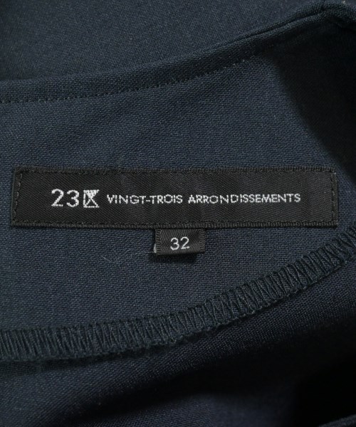 23区（ニジューサンク）シャツワンピース 紺 サイズ:32(XS位) レディース/2200652863116