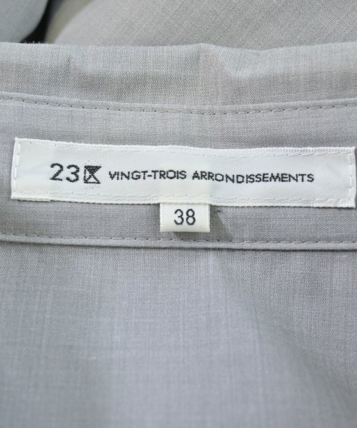 23区（ニジューサンク）シャツワンピース グレー サイズ:38(M位) レディース/2200654001066