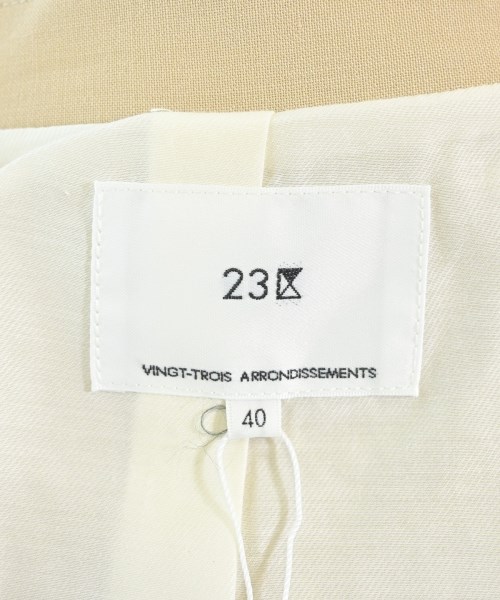 23区（ニジューサンク）カジュアルジャケット ベージュ サイズ:40(M位) レディース/2200658439032