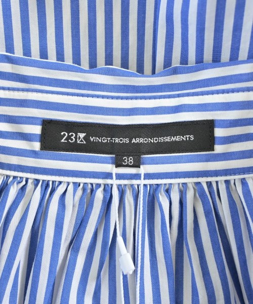 23区（ニジューサンク）カジュアルシャツ 青 サイズ:38(M位) レディース/2200658439063