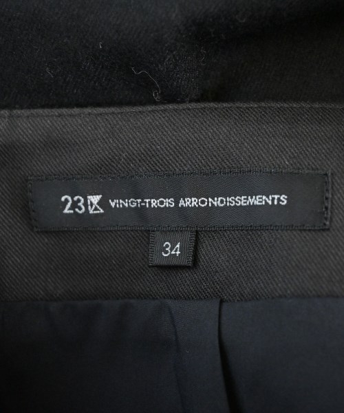 23区（ニジューサンク）ロング・マキシ丈スカート 黒 サイズ:34(XS位) レディース/2200656422050