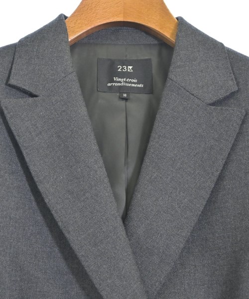 23区（ニジューサンク）ジャケット グレー サイズ:38(M位) レディース/2200657307028