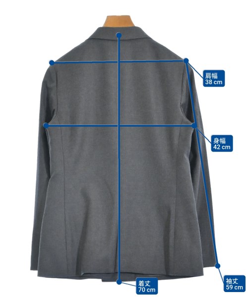 23区（ニジューサンク）ジャケット グレー サイズ:38(M位) レディース/2200657307028