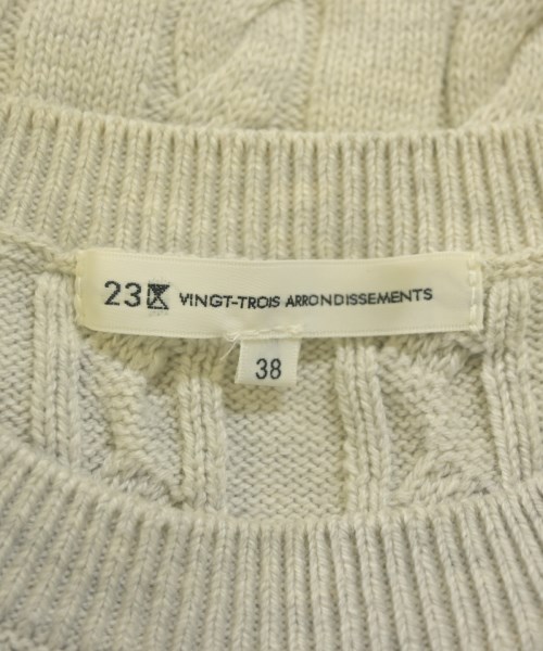 23区（ニジューサンク）ニット・セーター グレー サイズ:38(M位) レディース/2200656132010