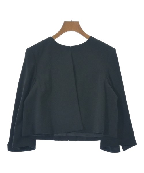 23区(ニジューサンク)ノーカラージャケット 黒 サイズ:38(M位)/2200658746024