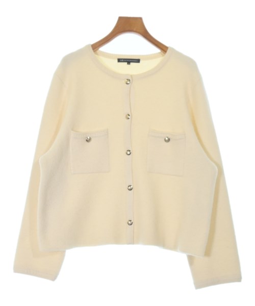 23区(ニジューサンク)カーディガン 白 サイズ:44(L位)/2200658948138