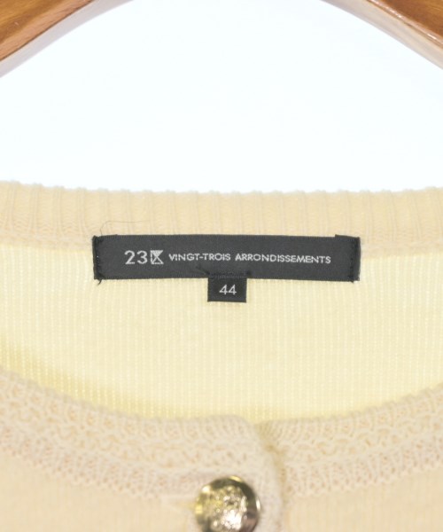 23区（ニジューサンク）カーディガン 白 サイズ:44(L位) レディース/2200658948138