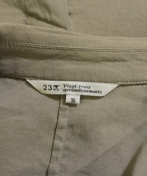 23区（ニジューサンク）カジュアルジャケット ベージュ サイズ:36(S位) レディース/2200661495018