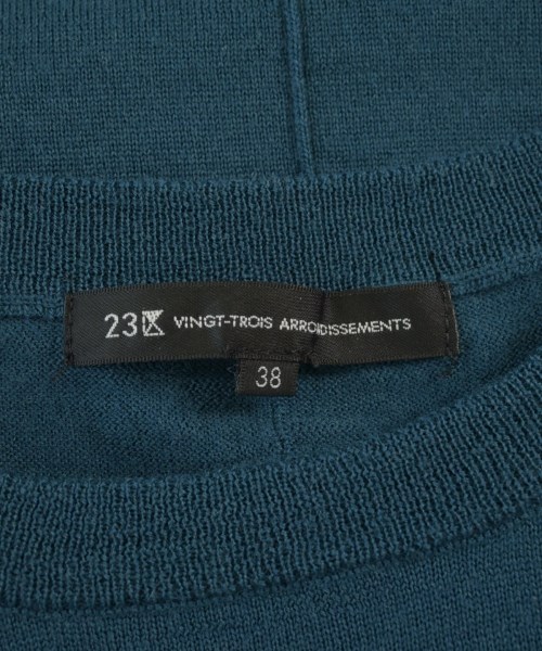 23区（ニジューサンク）ニット・セーター 青 サイズ:38(M位) レディース/2200658472015