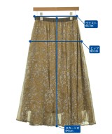 23区（ニジューサンク）ロング・マキシ丈スカート 茶 サイズ:36(S位) レディース/2200712480642