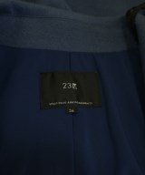 23区（ニジューサンク）チェスターコート 青 サイズ:36(S位) レディース/2200712947039