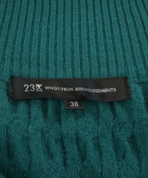 23区（ニジューサンク）ニット・セーター 緑 サイズ:38(M位) レディース/2200635921017