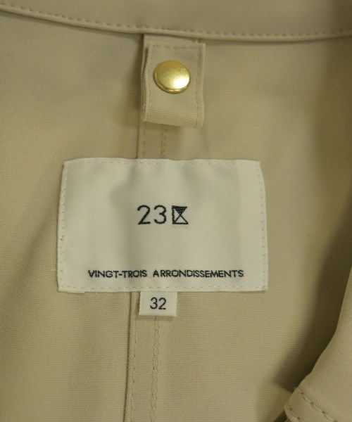 23区（ニジューサンク）ステンカラーコート ベージュ サイズ:32(XS位) レディース/2200639348056