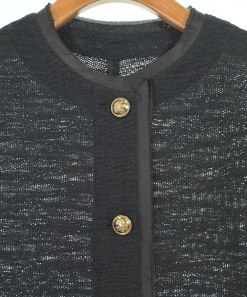 23区（ニジューサンク）ノーカラージャケット 黒 サイズ:32(XXS位) レディース/2200639348094