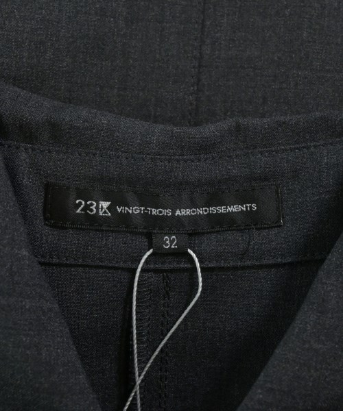 23区（ニジューサンク）カジュアルシャツ グレー サイズ:32(XS位) レディース/2200639348124