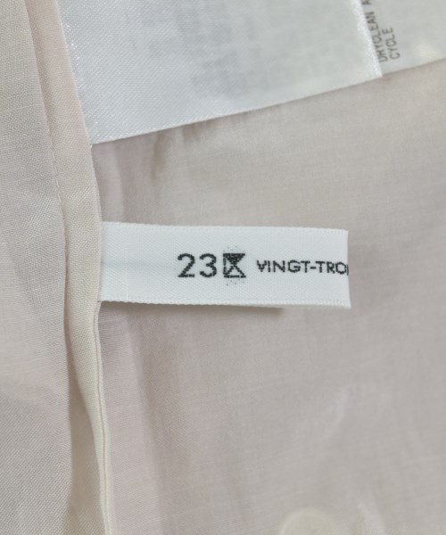 23区（ニジューサンク）ブラウス ベージュ サイズ:32(XS位) レディース/2200639348155