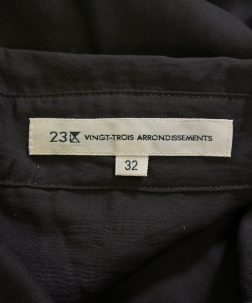 23区（ニジューサンク）カジュアルシャツ 茶 サイズ:32(XS位) レディース/2200639472126