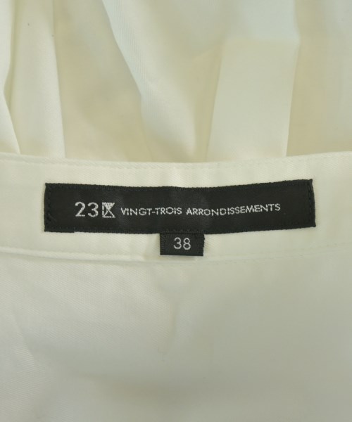 23区（ニジューサンク）カジュアルシャツ 白 サイズ:38(M位) レディース/2200639472133