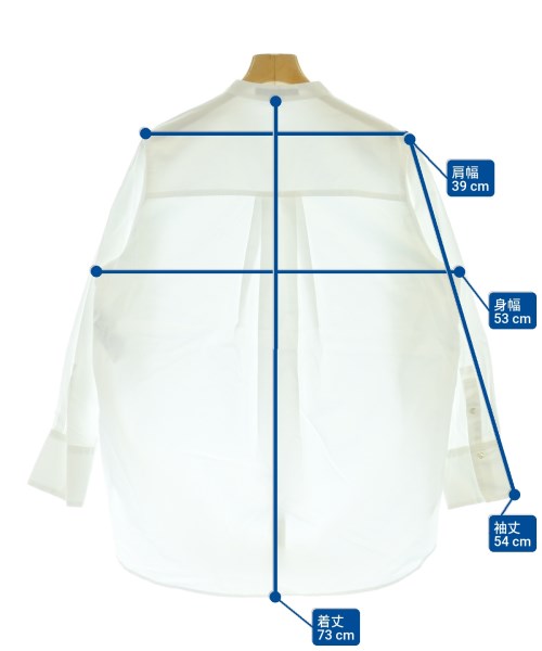 23区（ニジューサンク）カジュアルシャツ 白 サイズ:38(M位) レディース/2200639472133