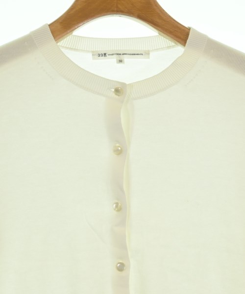23区（ニジューサンク）カーディガン 白 サイズ:32(XS位) レディース/2200648687139