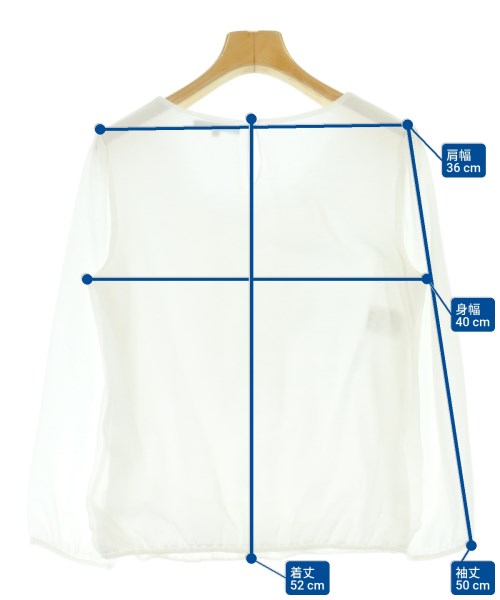 23区（ニジューサンク）ブラウス 白 サイズ:38(M位) レディース/2200640364113