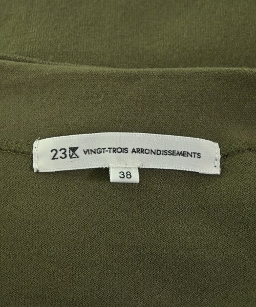 23区（ニジューサンク）カーディガン カーキ サイズ:38(M位) レディース/2200638904055
