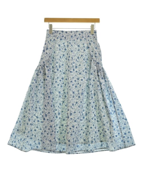 組曲(クミキョク)ロング・マキシ丈スカート 青 サイズ:2(M位)/2200640877279