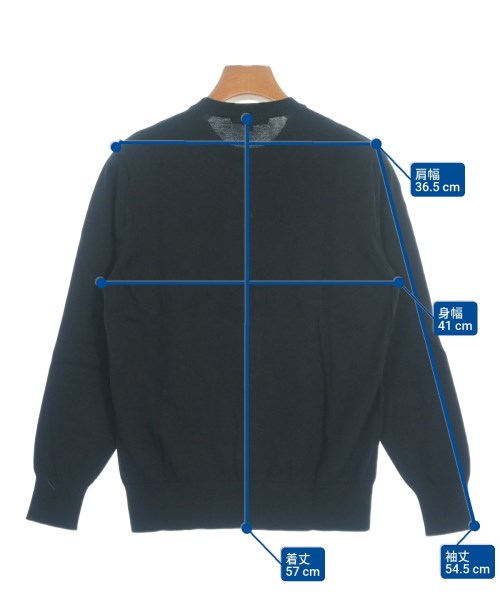 23区（ニジューサンク）カーディガン 黒 サイズ:32(XXS位) レディース/2200641343131