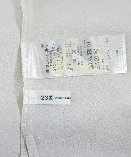 23区（ニジューサンク）ブラウス 白 サイズ:38(M位) レディース/2200642771056