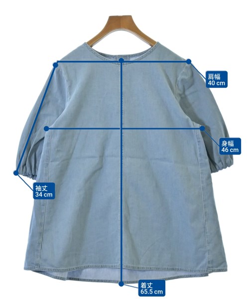 23区（ニジューサンク）ブラウス 青 サイズ:38(M位) レディース/2200576308281