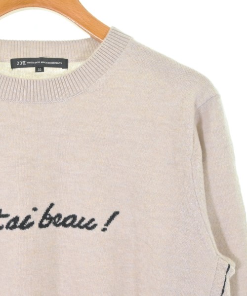 23区（ニジューサンク）ニット・セーター グレー サイズ:32(XS位) レディース/2200640959036