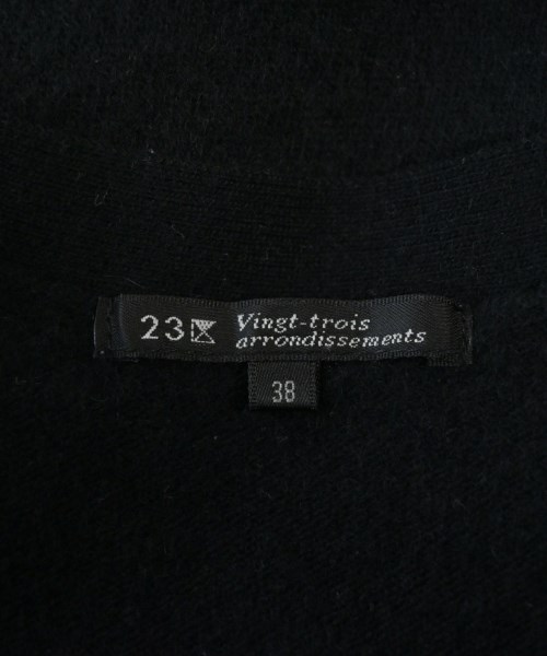23区（ニジューサンク）カーディガン 黒 サイズ:38(M位) レディース/2200642632050