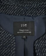 23区（ニジューサンク）ノーカラージャケット 紺 サイズ:36(S位) レディース/2200647688038